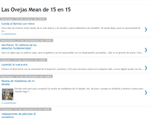 Tablet Screenshot of lasovejasmeande15en15.blogspot.com