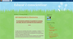 Desktop Screenshot of educareconscientizar.blogspot.com