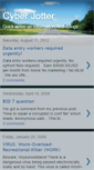 Mobile Screenshot of cyberjotter.blogspot.com