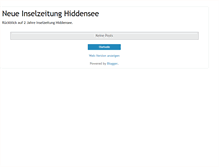 Tablet Screenshot of inselzeitung.blogspot.com