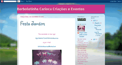 Desktop Screenshot of borboletinhacarioca.blogspot.com