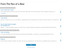 Tablet Screenshot of pawofabear.blogspot.com