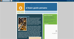 Desktop Screenshot of buengustoperuano.blogspot.com