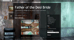 Desktop Screenshot of fatherofthedesibride.blogspot.com