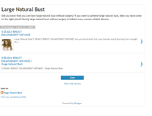 Tablet Screenshot of large-naturalbust.blogspot.com