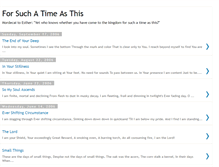 Tablet Screenshot of for-such-a-time-as-this.blogspot.com
