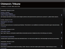 Tablet Screenshot of chimerastribune.blogspot.com