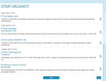 Tablet Screenshot of bintang-kerja.blogspot.com