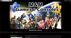 Desktop Screenshot of mmgameseconsoles.blogspot.com