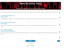 Tablet Screenshot of makebusinessplans.blogspot.com