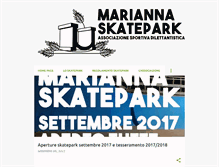 Tablet Screenshot of mariannaskatepark.blogspot.com