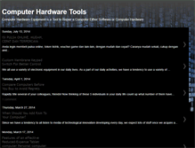 Tablet Screenshot of computerhardwaretools.blogspot.com