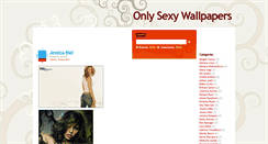 Desktop Screenshot of onlysexywallpapers.blogspot.com