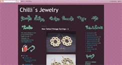 Desktop Screenshot of chillisjewelry.blogspot.com