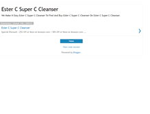 Tablet Screenshot of estercsuperccleanserq.blogspot.com