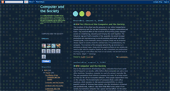 Desktop Screenshot of computerandthesociety.blogspot.com