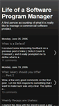 Mobile Screenshot of lifeofaprogrammanager.blogspot.com