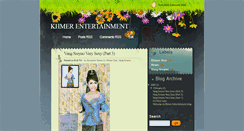 Desktop Screenshot of khmer-entertainment.blogspot.com