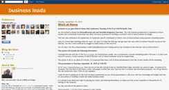 Desktop Screenshot of business-leads-site.blogspot.com