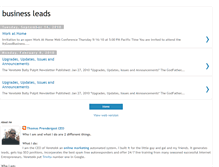 Tablet Screenshot of business-leads-site.blogspot.com