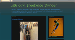 Desktop Screenshot of lifeofafreelancedancer.blogspot.com