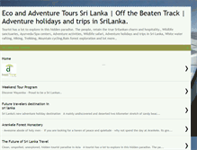 Tablet Screenshot of ecoadventuretours.blogspot.com