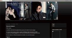 Desktop Screenshot of melodystyletop.blogspot.com