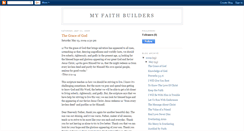 Desktop Screenshot of myfaithbuilders.blogspot.com