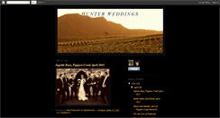 Desktop Screenshot of hunterweddings.blogspot.com