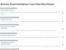 Tablet Screenshot of businessrecommendations.blogspot.com