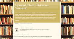 Desktop Screenshot of imamin-ordusu-kitap.blogspot.com