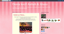 Desktop Screenshot of duniakecilaishahabanz.blogspot.com
