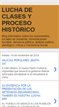 Mobile Screenshot of luchadeclasesyprocesohistorico.blogspot.com