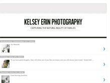 Tablet Screenshot of kelseyerinphotography.blogspot.com