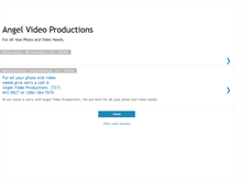Tablet Screenshot of angelvideoproductions.blogspot.com