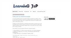 Desktop Screenshot of learningjsp.blogspot.com