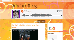 Desktop Screenshot of belieberthing.blogspot.com