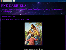 Tablet Screenshot of enegabriela.blogspot.com