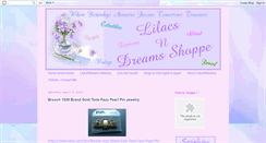 Desktop Screenshot of lilacsndreamsshoppe2.blogspot.com