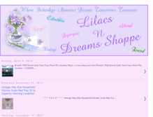 Tablet Screenshot of lilacsndreamsshoppe2.blogspot.com