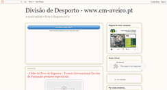 Desktop Screenshot of cmaveirodesporto.blogspot.com