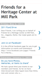 Mobile Screenshot of heritagecenteratmillpark.blogspot.com