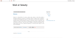 Desktop Screenshot of blukorbeauty.blogspot.com