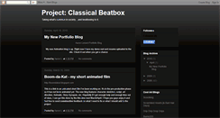 Desktop Screenshot of classicalbeatboxproject.blogspot.com