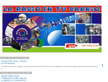 Tablet Screenshot of laradioentubarrio.blogspot.com