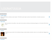 Tablet Screenshot of lounatuulia.blogspot.com