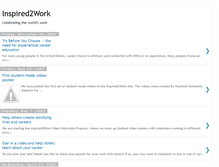 Tablet Screenshot of inspired2work.blogspot.com