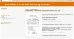 Desktop Screenshot of comunidadcatolicasordosqro.blogspot.com