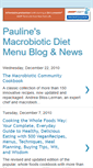 Mobile Screenshot of macrobioticdietmenu.blogspot.com