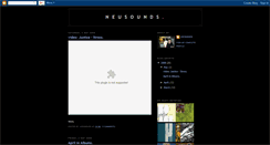 Desktop Screenshot of neusounds.blogspot.com